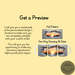 get a preview - I will send a sneak peek preview of your custom design for your approval prior to production. 